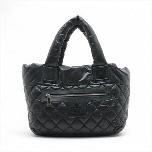 Chanel Coco Cocoon nylon handbag black